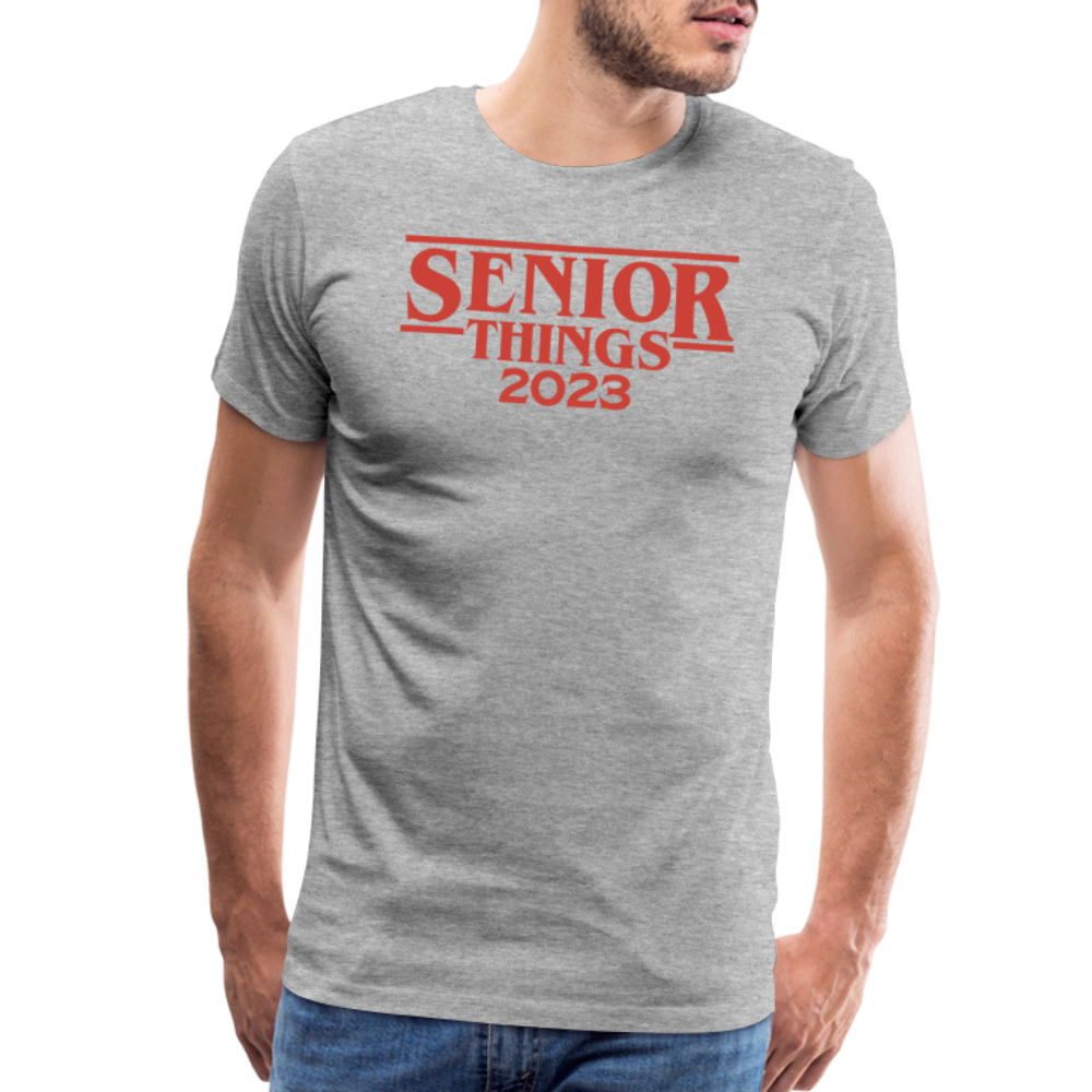 SENIOR Things: Men's Premium T-Shirt - heather gray