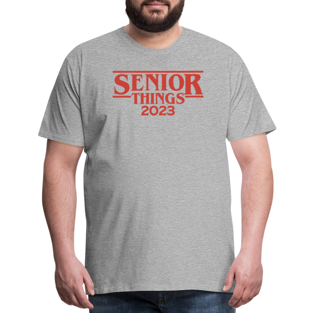 SENIOR Things: Men's Premium T-Shirt - heather gray