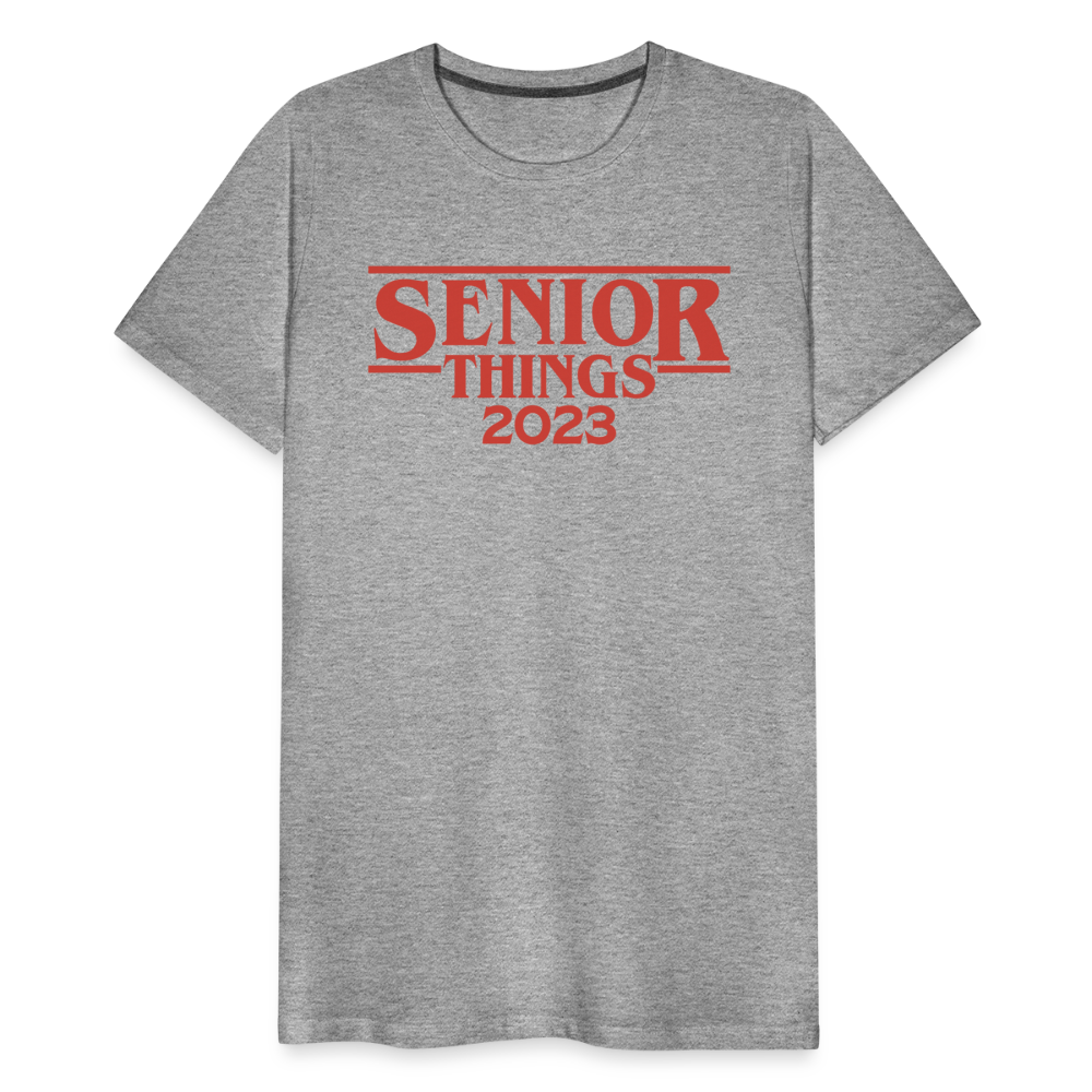 SENIOR Things: Men's Premium T-Shirt - heather gray