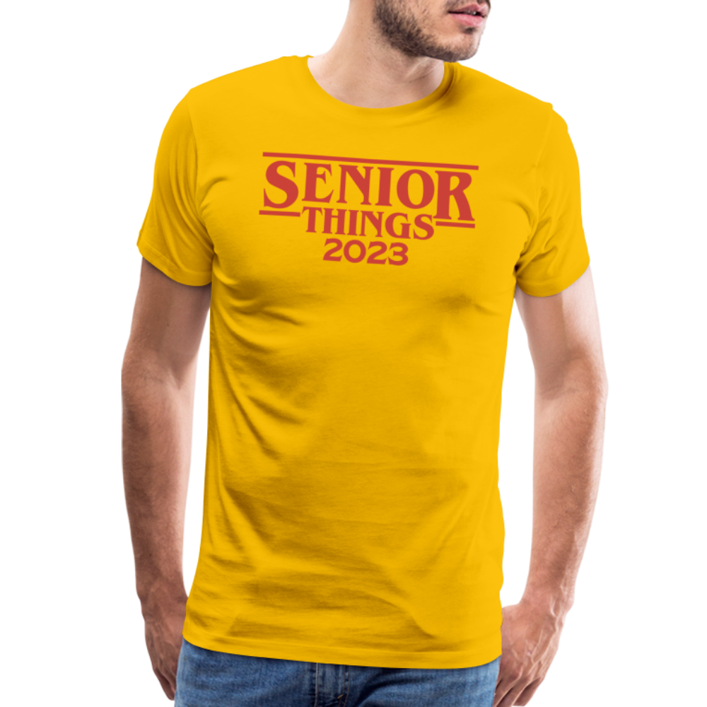 SENIOR Things: Men's Premium T-Shirt - sun yellow
