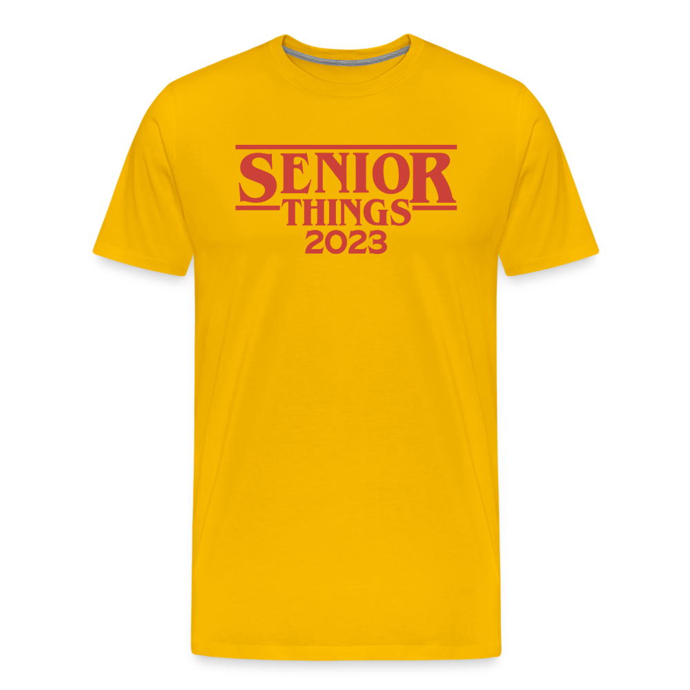 SENIOR Things: Men's Premium T-Shirt - sun yellow