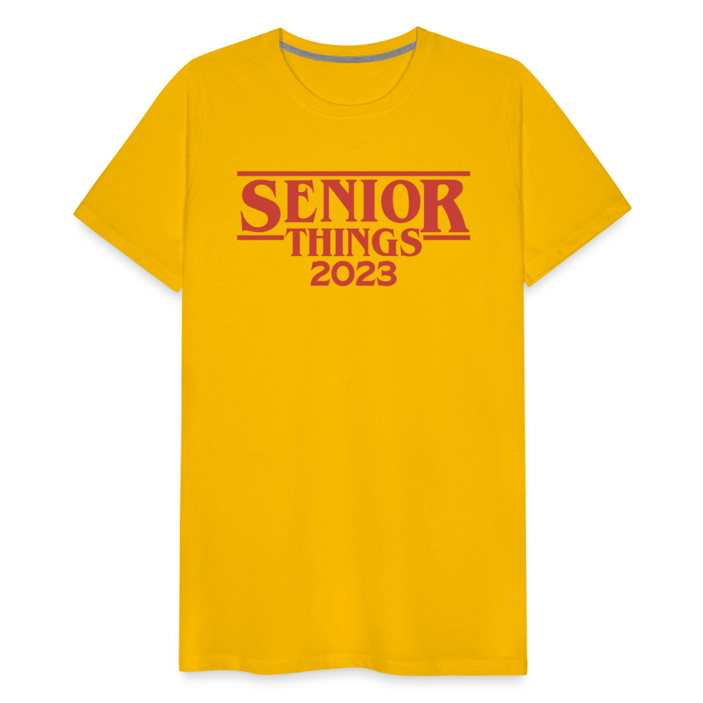 SENIOR Things: Men's Premium T-Shirt - sun yellow