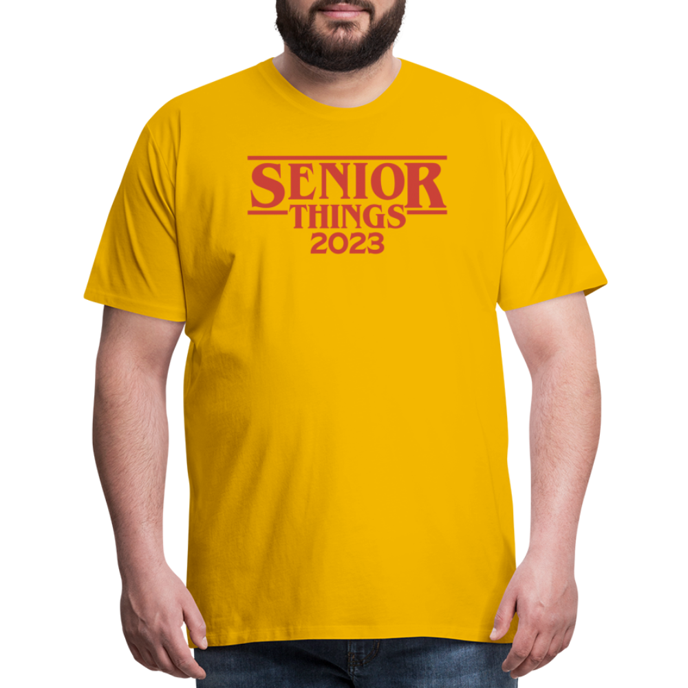 SENIOR Things: Men's Premium T-Shirt - sun yellow