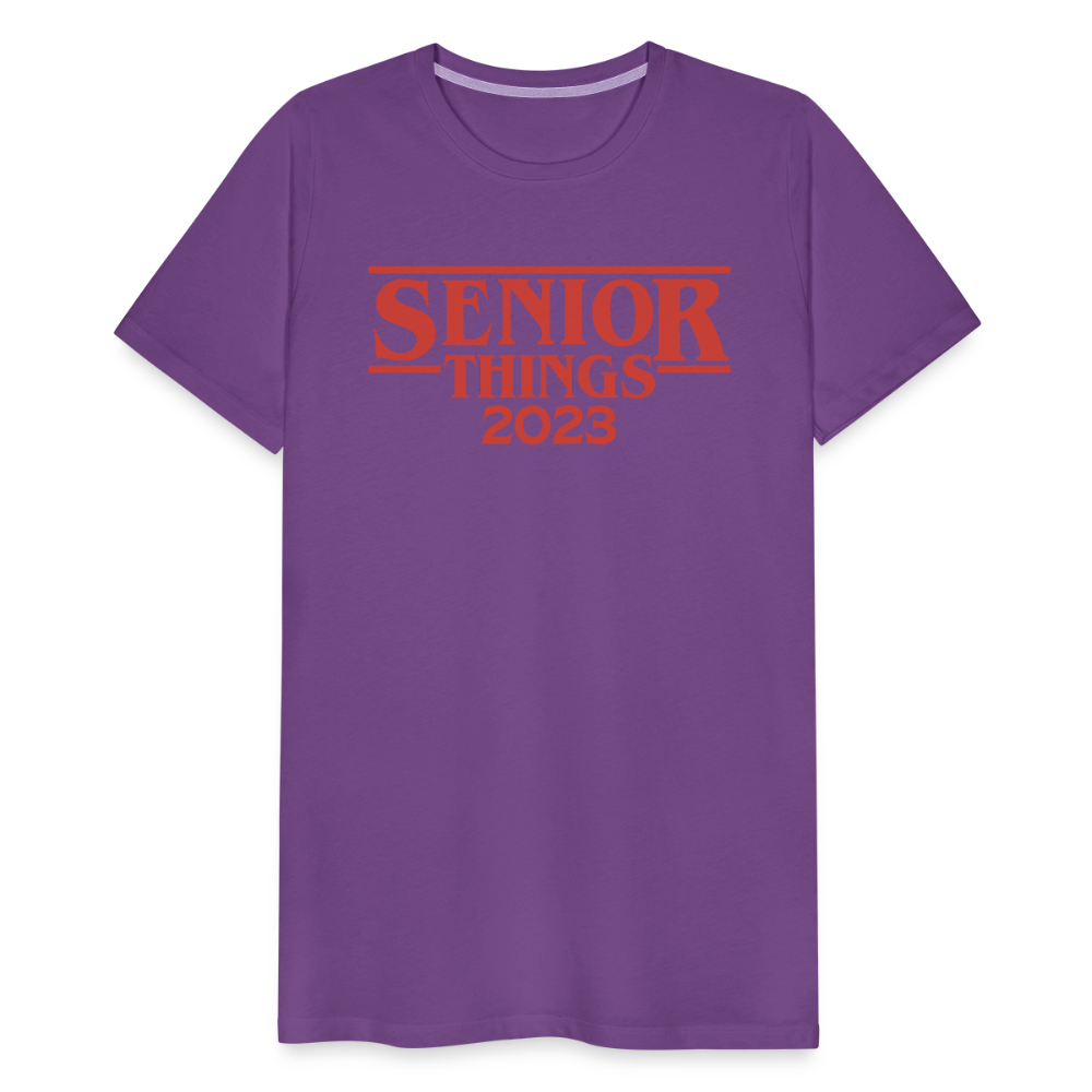 SENIOR Things: Men's Premium T-Shirt - purple