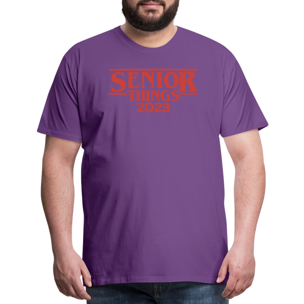 SENIOR Things: Men's Premium T-Shirt - purple