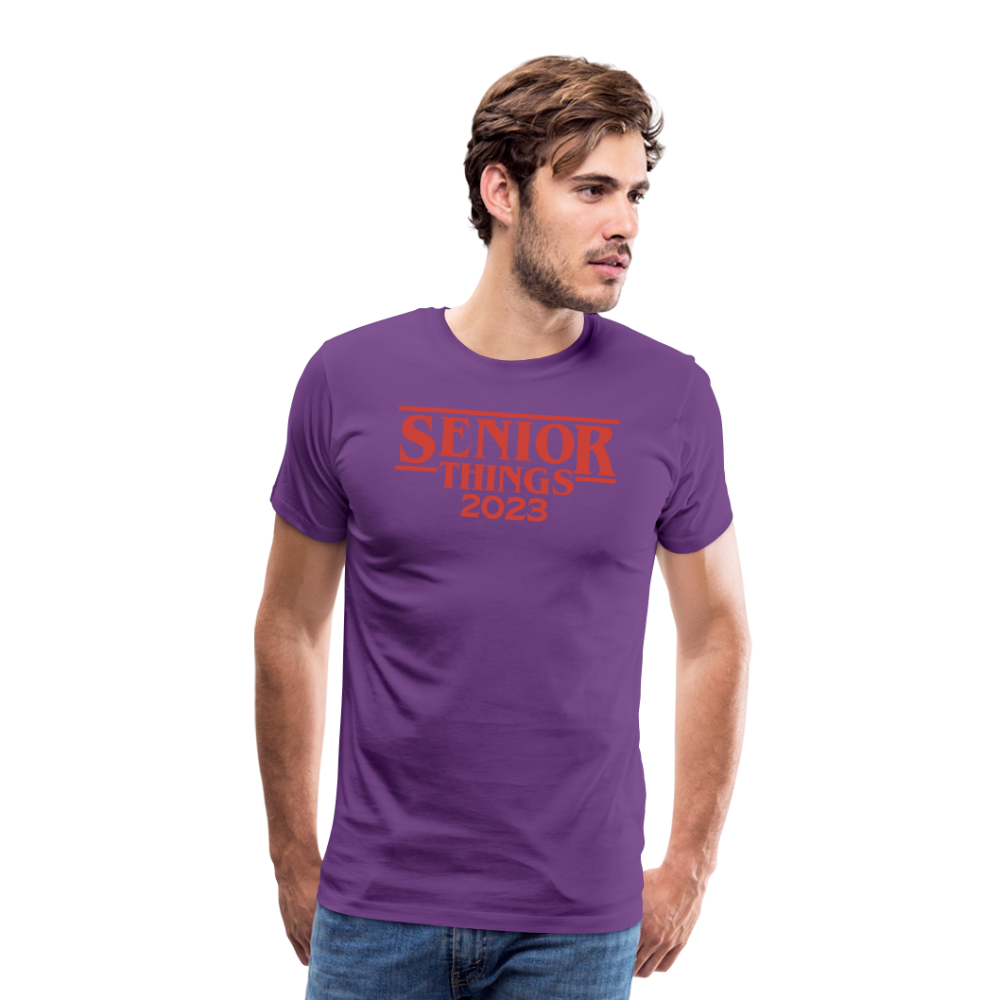 SENIOR Things: Men's Premium T-Shirt - purple