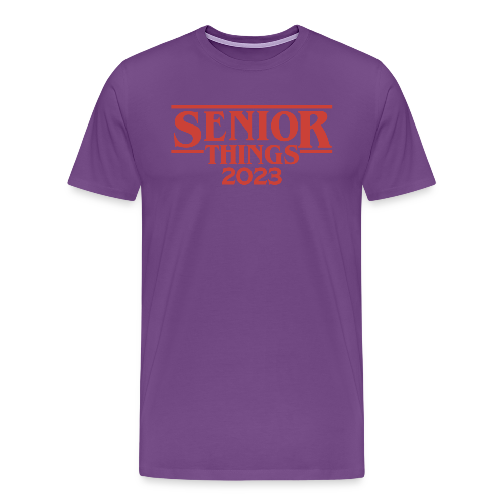 SENIOR Things: Men's Premium T-Shirt - purple
