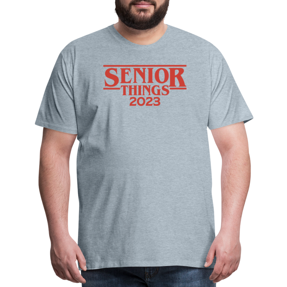 SENIOR Things: Men's Premium T-Shirt - heather ice blue
