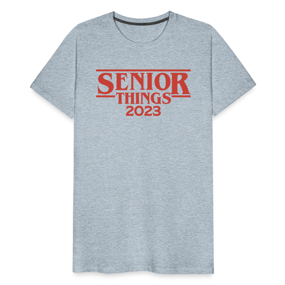 SENIOR Things: Men's Premium T-Shirt - heather ice blue