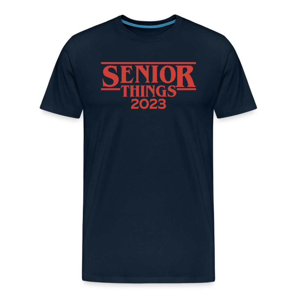 SENIOR Things: Men's Premium T-Shirt - deep navy