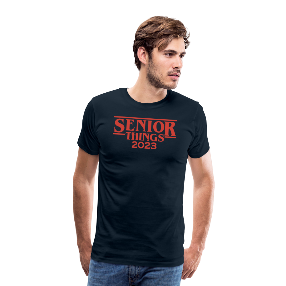 SENIOR Things: Men's Premium T-Shirt - deep navy