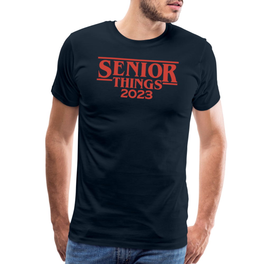 SENIOR Things: Men's Premium T-Shirt - deep navy