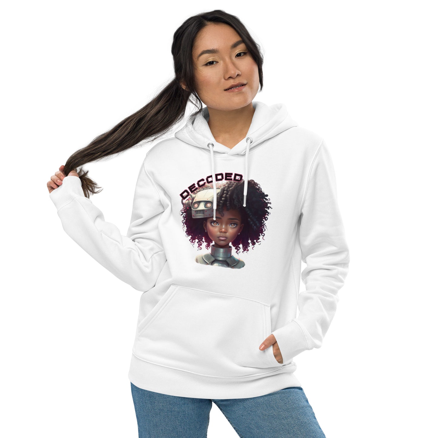 DECODED Girl in Tech - Unisex essential eco hoodie