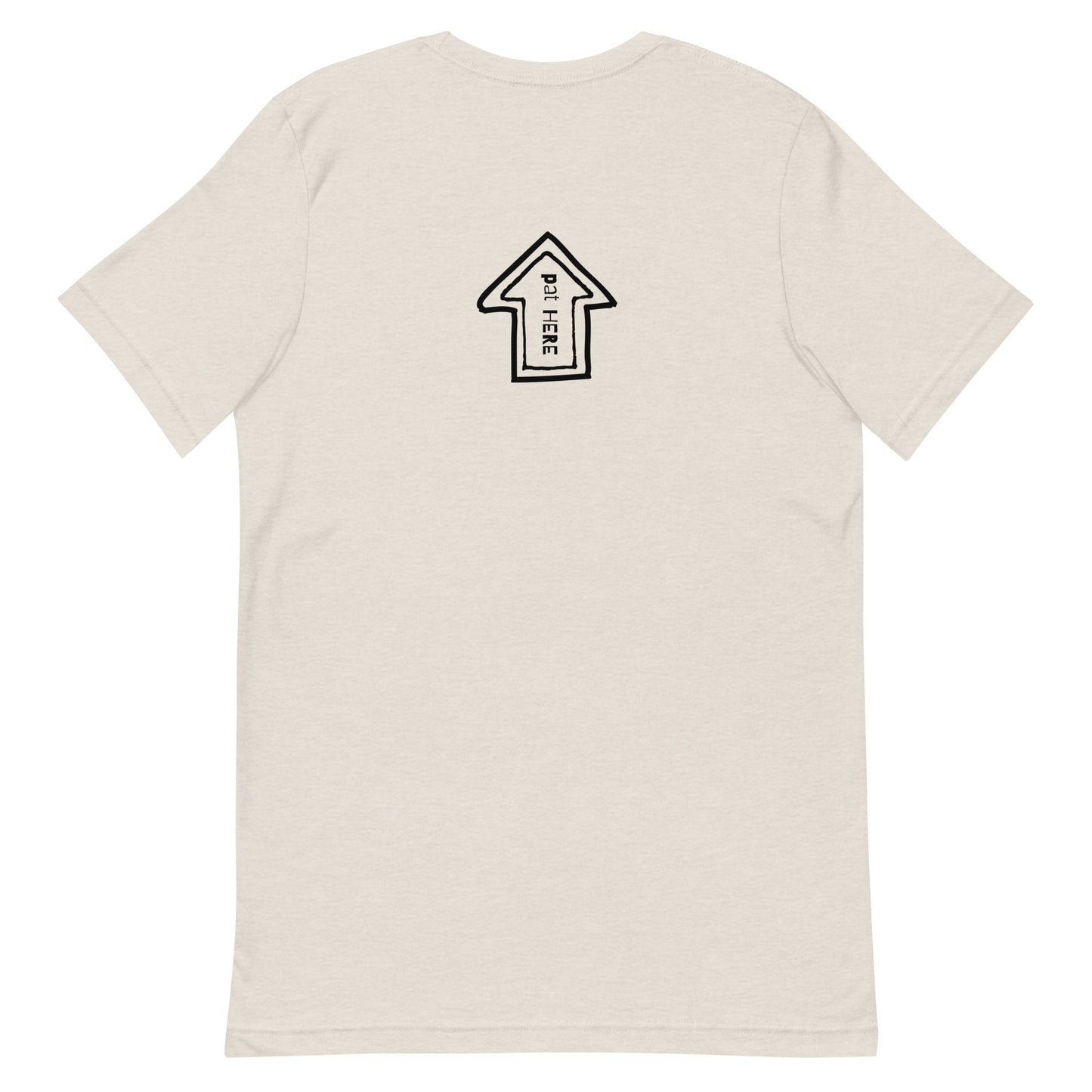 Pat on the Back - Embroidered Unisex t-shirt
