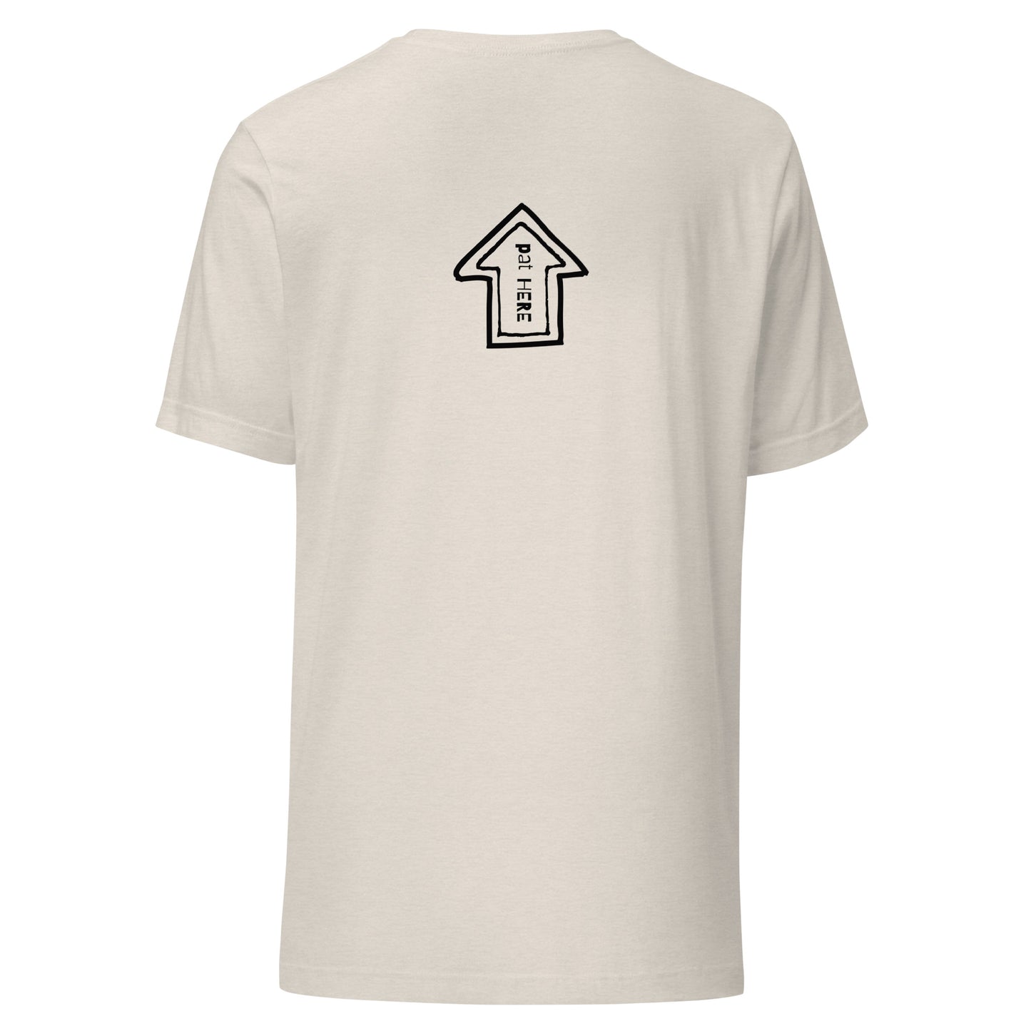 Pat on the Back - Embroidered Unisex t-shirt