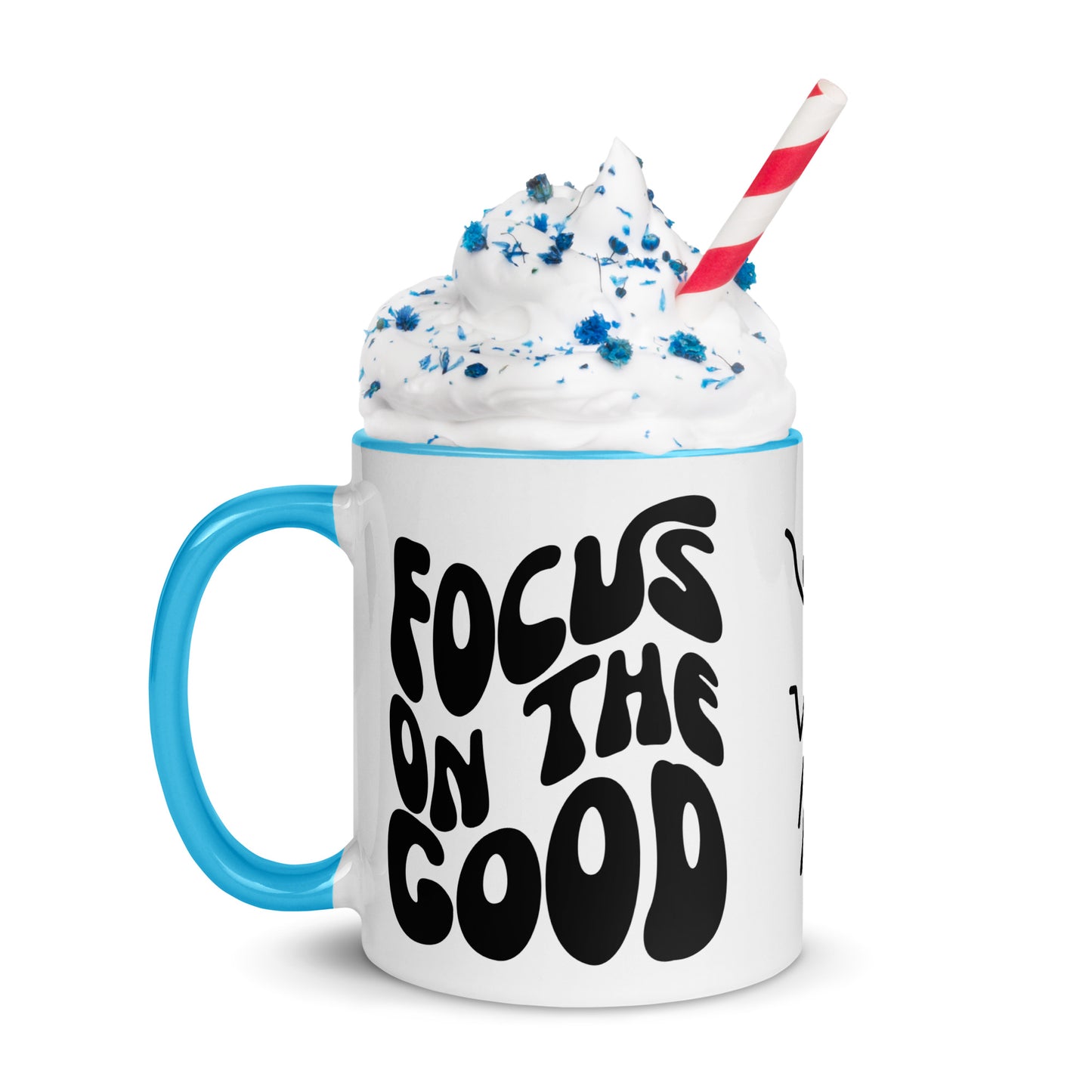 Focus On the Good - Mug with Color Inside