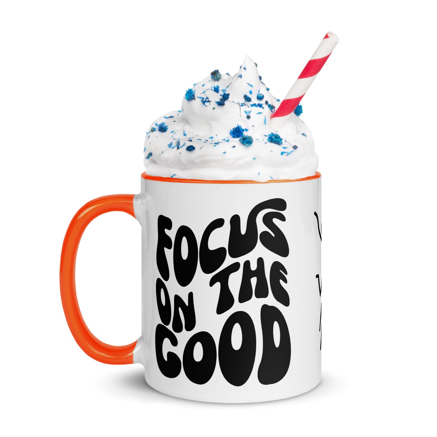 Focus On the Good - Mug with Color Inside