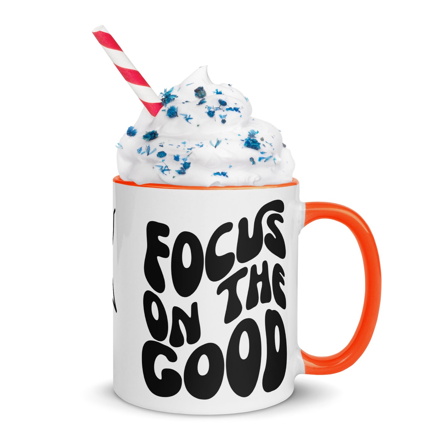 Focus On the Good - Mug with Color Inside
