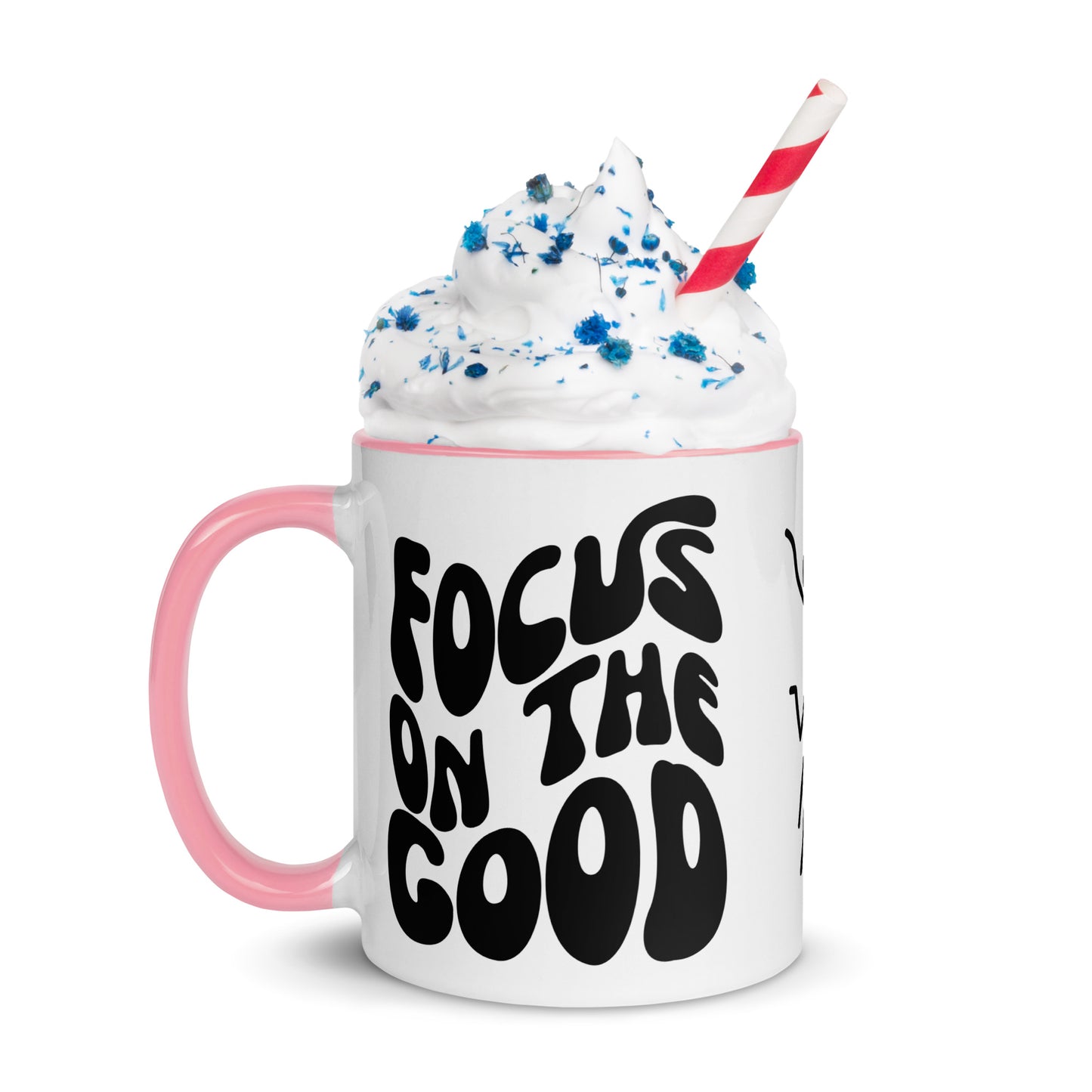 Focus On the Good - Mug with Color Inside