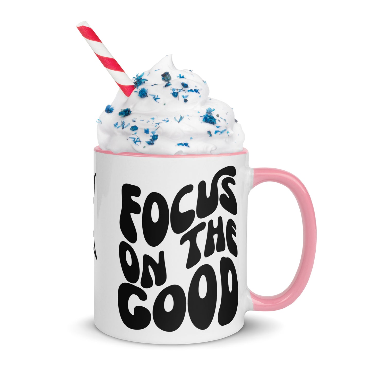 Focus On the Good - Mug with Color Inside