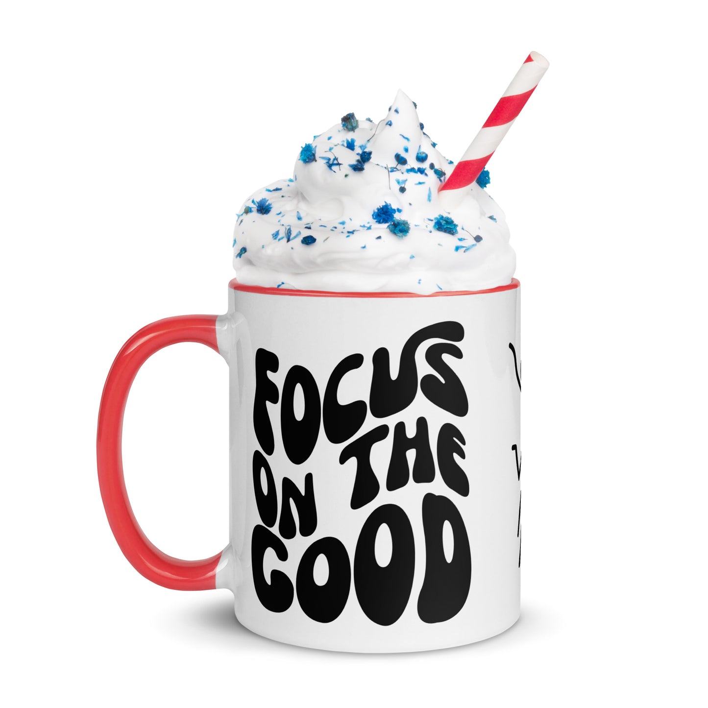 Focus On the Good - Mug with Color Inside