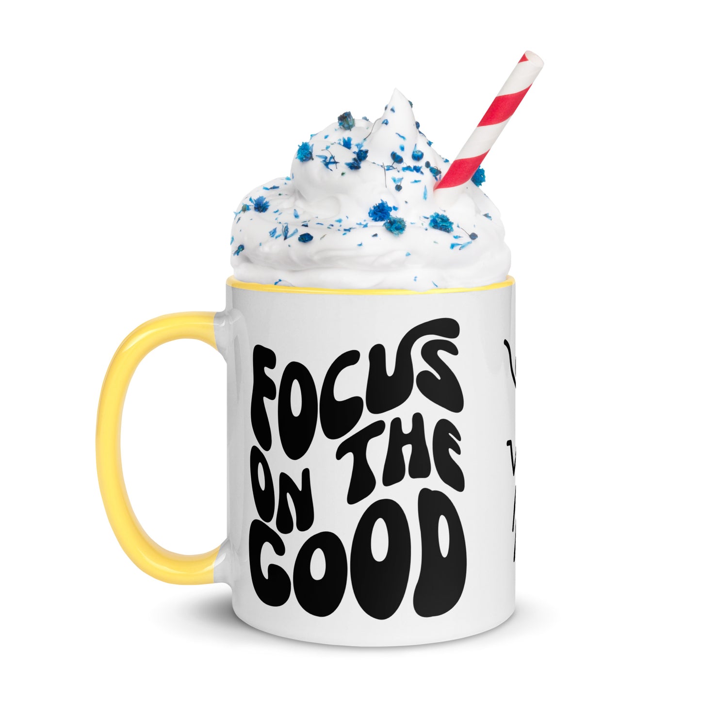 Focus On the Good - Mug with Color Inside