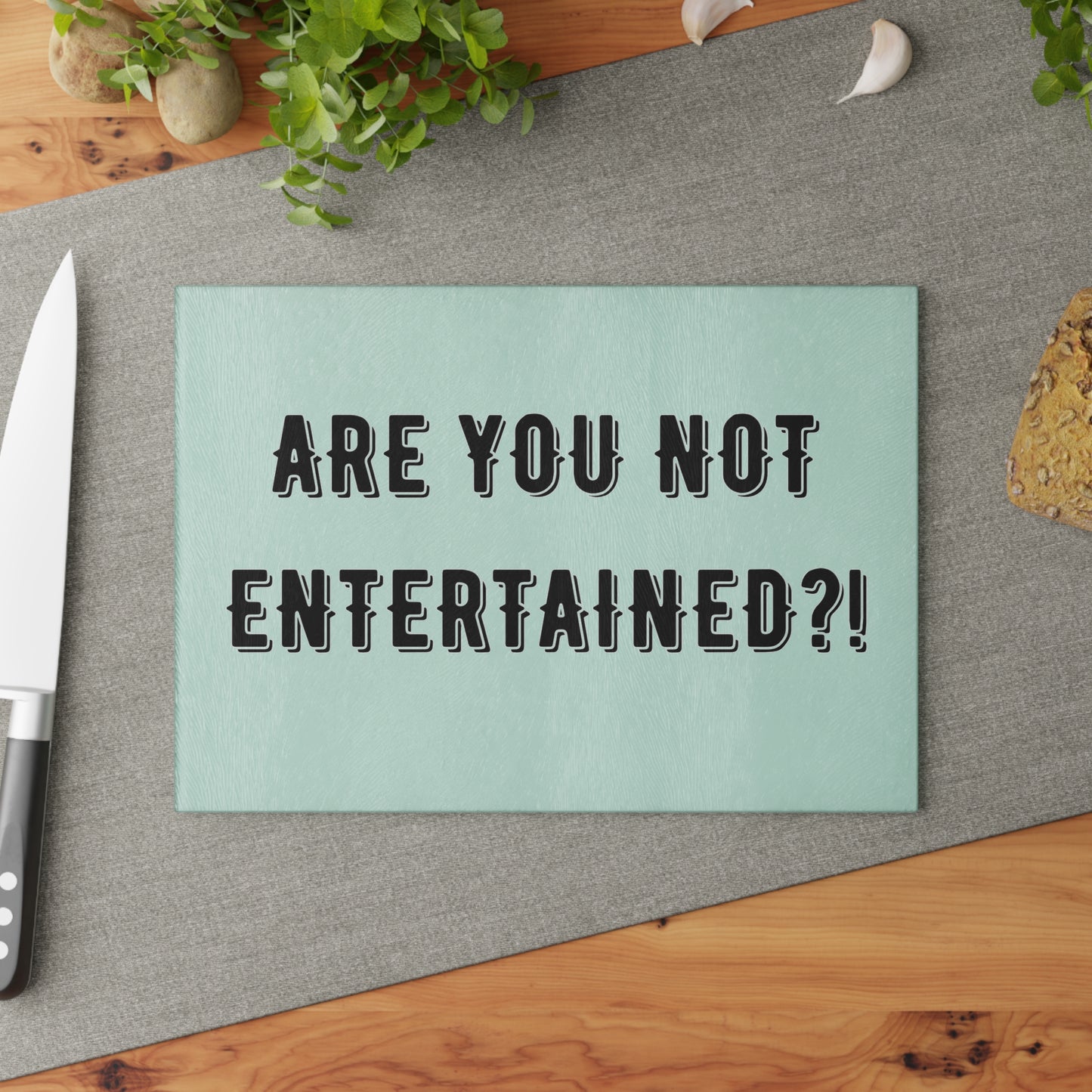 Entertained: Glass Cutting Board