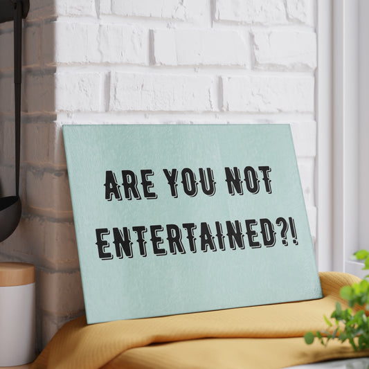 Entertained: Glass Cutting Board