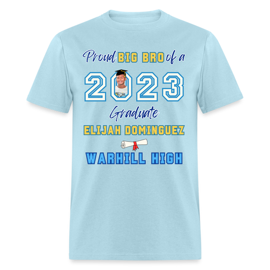 Proud Big Bro blue font - Unisex Classic T-Shirt - powder blue