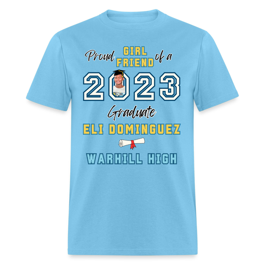 Proud Girlfriend - Unisex Classic T-Shirt - aquatic blue