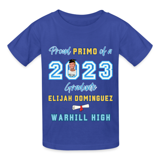 Proud Primo - Hanes Youth Tagless T-Shirt - royal blue
