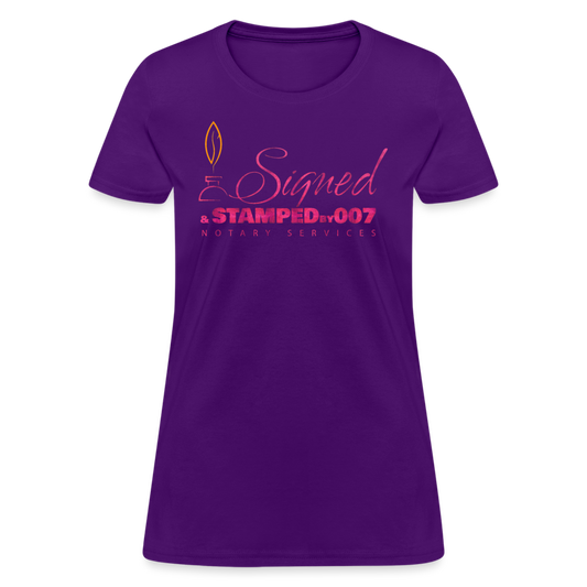 Pink SS Women's T-Shirt - purple