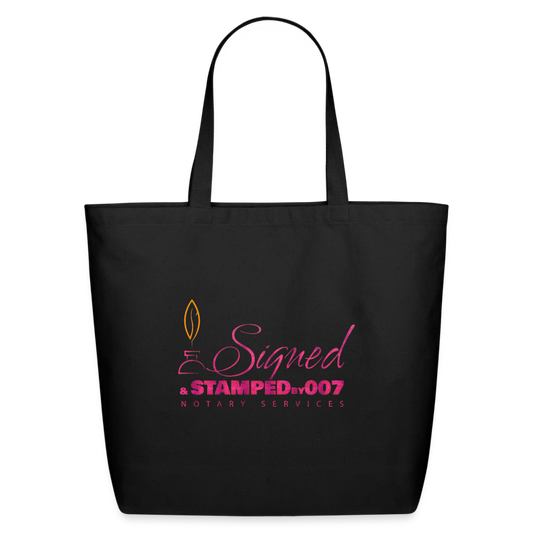 Eco-Friendly Cotton Tote - black