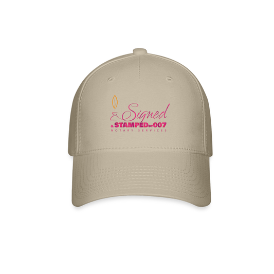 Pink SS Baseball Cap - khaki