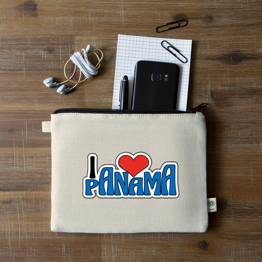 I Love Panama - Carry All Pouch - natural