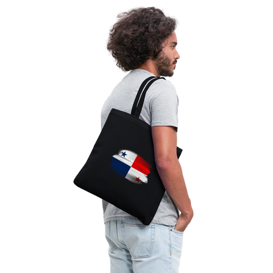 Panama Flag - Tote Bag - black