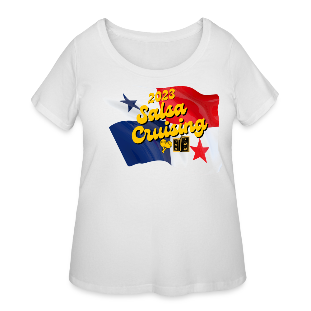 New! 2023 Salsa Cruising - Women’s Curvy T-Shirt - white
