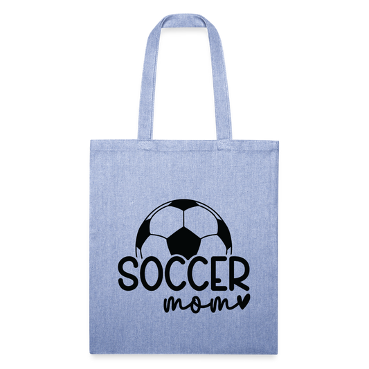 Soccer Mom - Recycled Tote Bag - light Denim