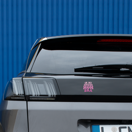 Soccer Mom Era - Bumper Sticker - white matte