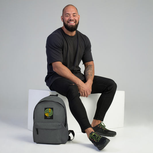 Good Vibes - Embroidered Backpack