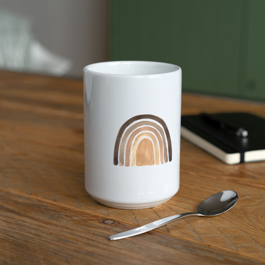 Shades of Melanin - Coffee/Tea Mug 15 oz - white
