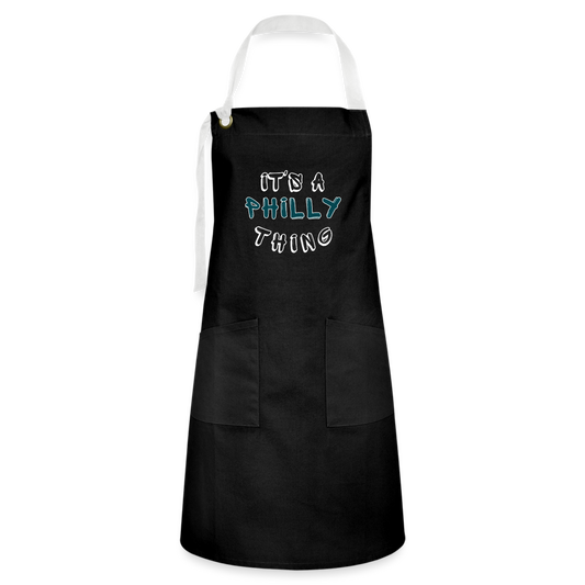 Philly - Artisan Apron - black/white