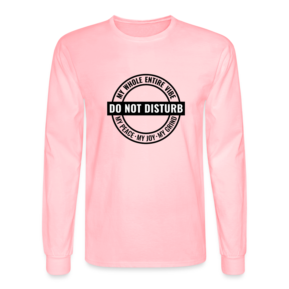 DO NOT DISTURB - Men's Long Sleeve T-Shirt - pink