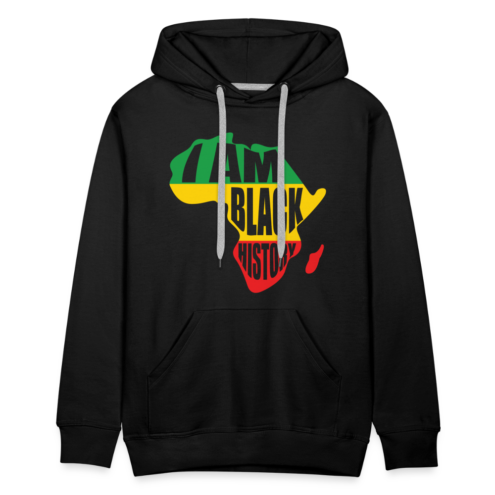 I Am Black History (color) - Men’s Premium Hoodie - black