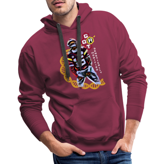 Football GOAT - Men’s Premium Hoodie - burgundy