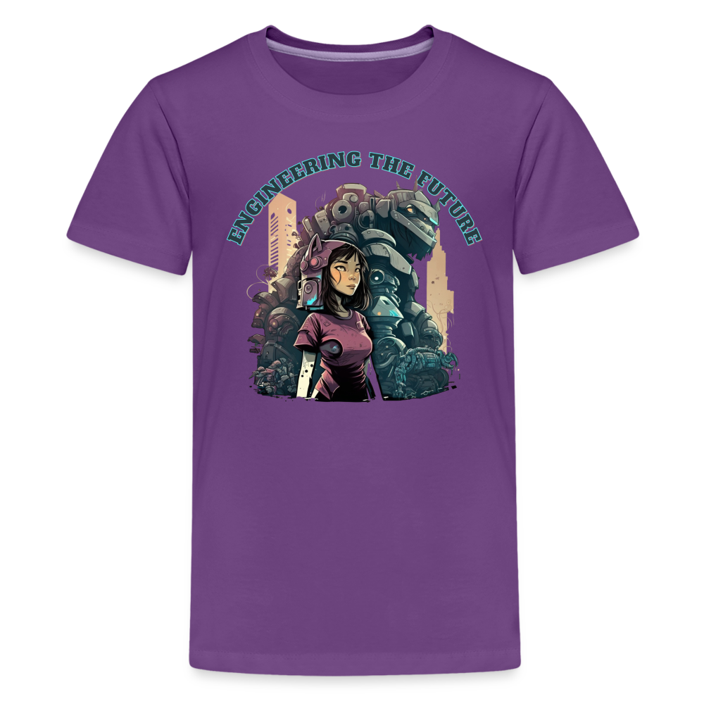 Engineering the Future - Kids' Premium T-Shirt - purple
