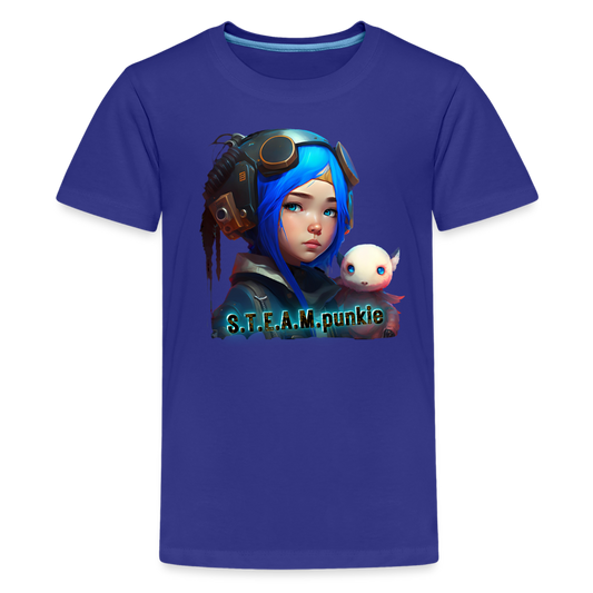 S.T.E.A.M. punkie - Kids' Premium T-Shirt - royal blue