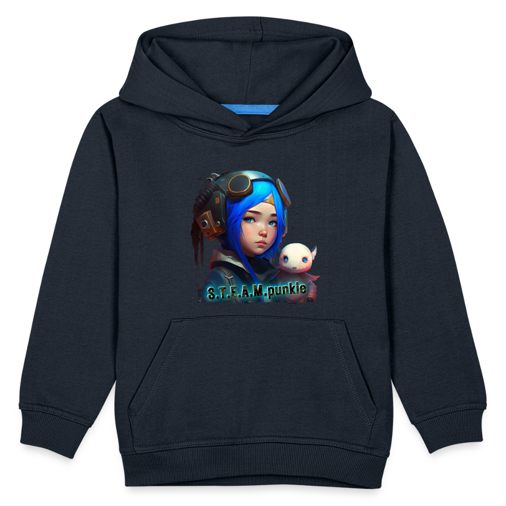 S.T.E.A.M. punkie - Kids‘ Premium Hoodie - navy