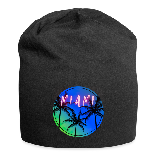 MIAMI - Jersey Beanie - black