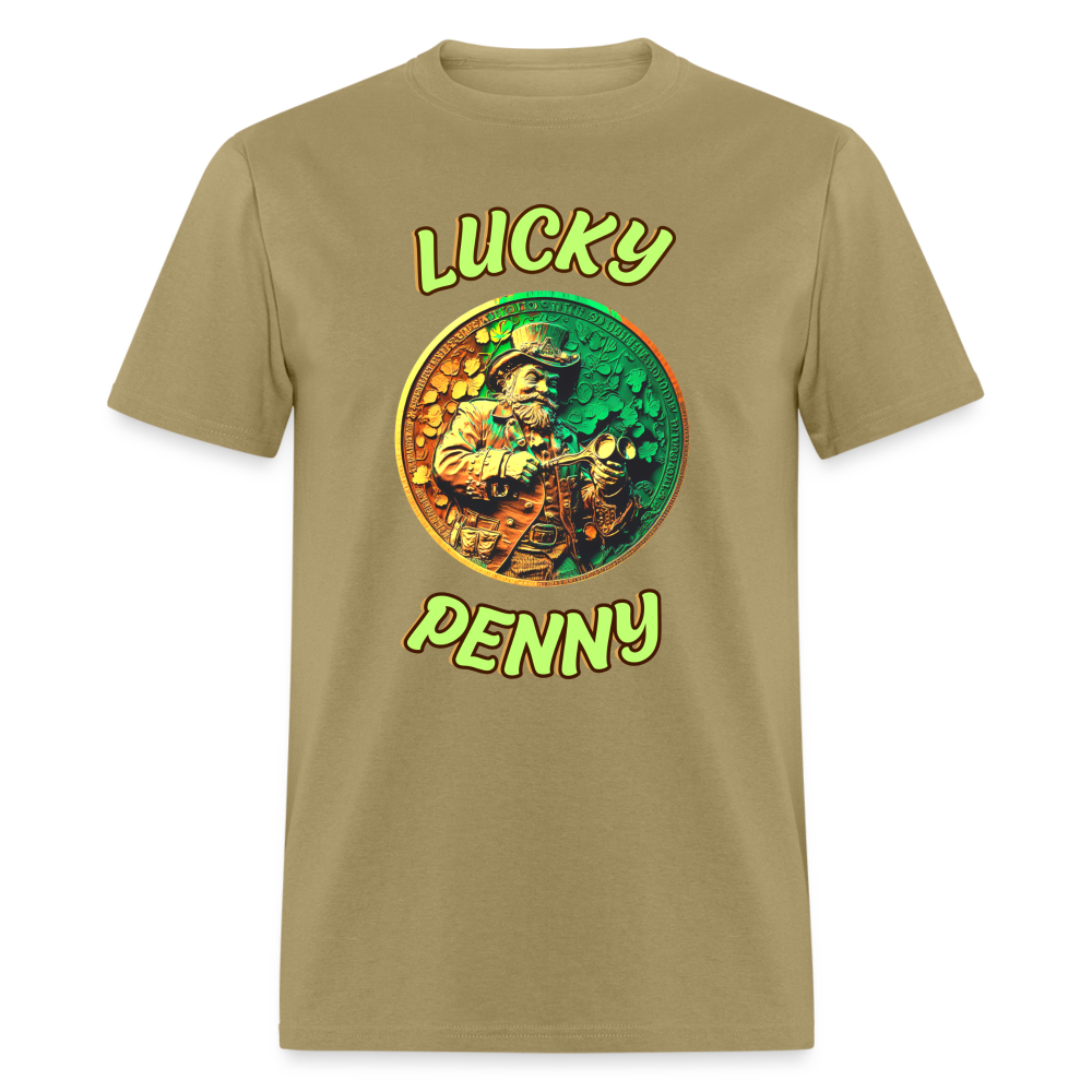 Lucky Irish Penny - Unisex Classic T-Shirt - khaki
